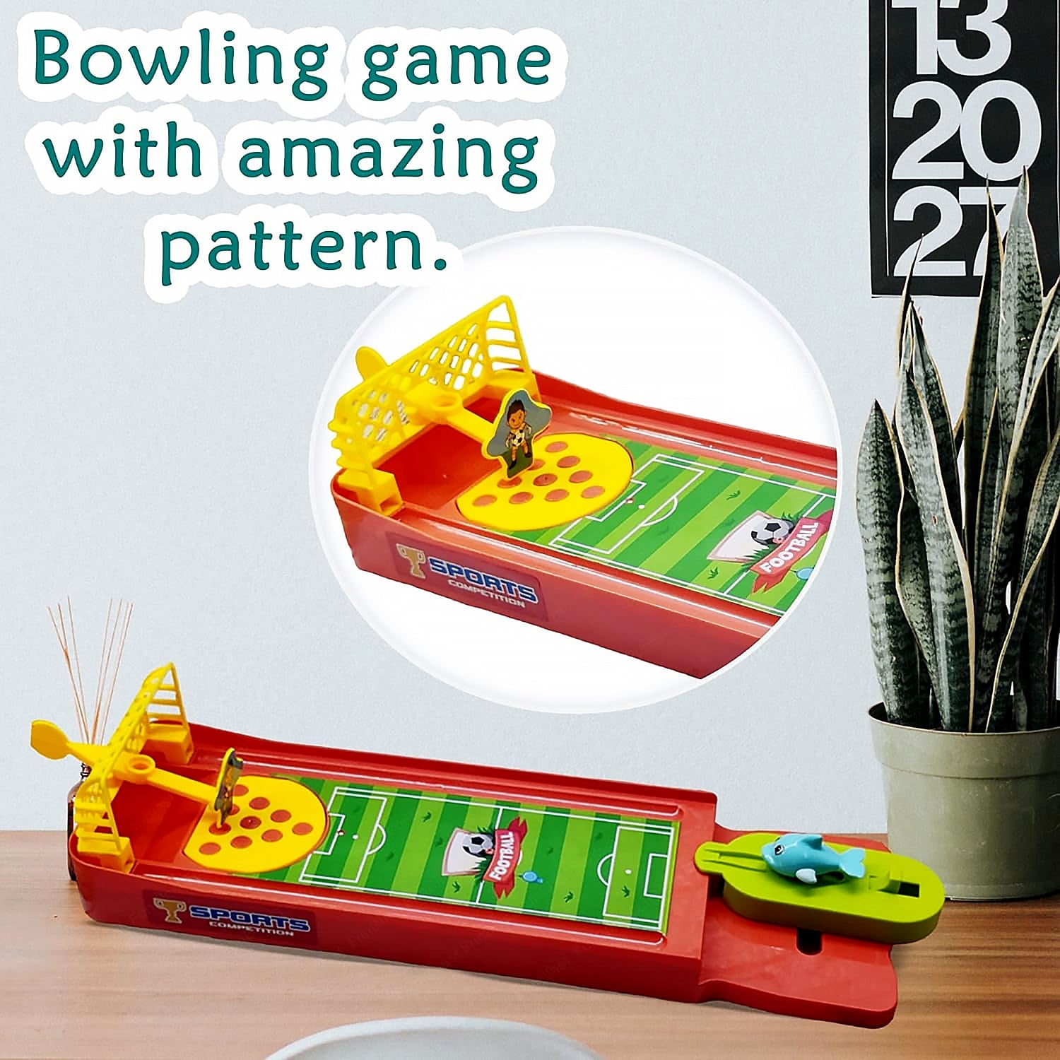 Mini Table Top Finger Football Game for Kids-Desktop Game for Kids & Adults, Fun Indoor Finger Bowling Game for Boys & Girls, Family Board Game Mini Table Top Finger Football Game for Kids-Desktop Game for Kids & Adults, Fun Indoor Finger Bowling Game for Boys & Girls, Family Board Game